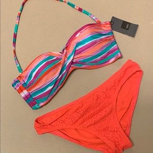 New Mossimo multicolor Bikini Set